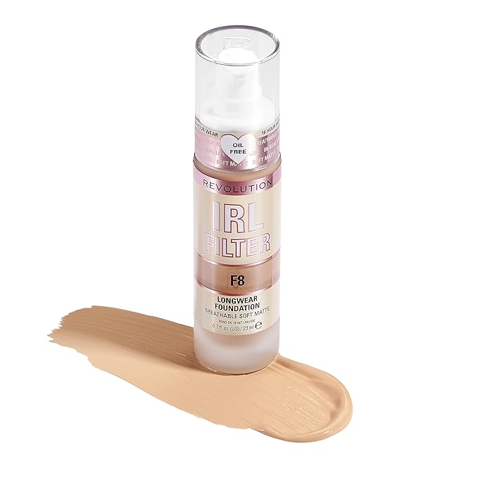 Revolution Beauty, IRL Filter Longwear Foundation, Soft &