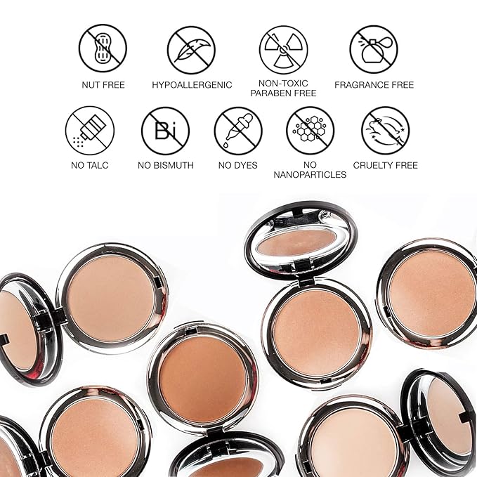 bellapierre Compact Mineral Foundation SPF 15 | Vegan - Cinnamon 35 Oz