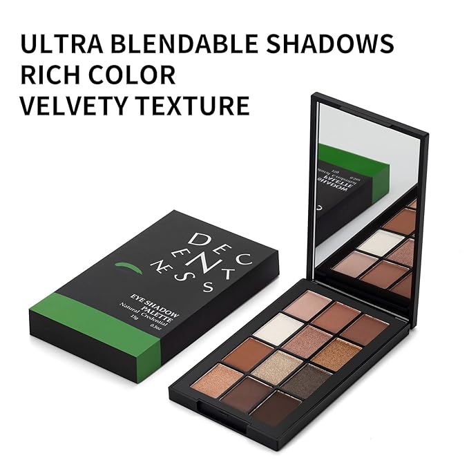 12 Colors Eyeshadow Palette Makeup Shades Nude Matte