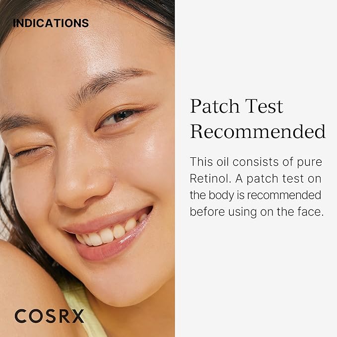 COSRX Retinol 0.5 Oil, Anti-aging Serum with 0.5% Retinoid Treatment for Face, Reduce Wrinkles, Fine Lines, & Signs of Aging, Gentle Skincare for Day & Night, Not Tested on Animals, Korean Skincare