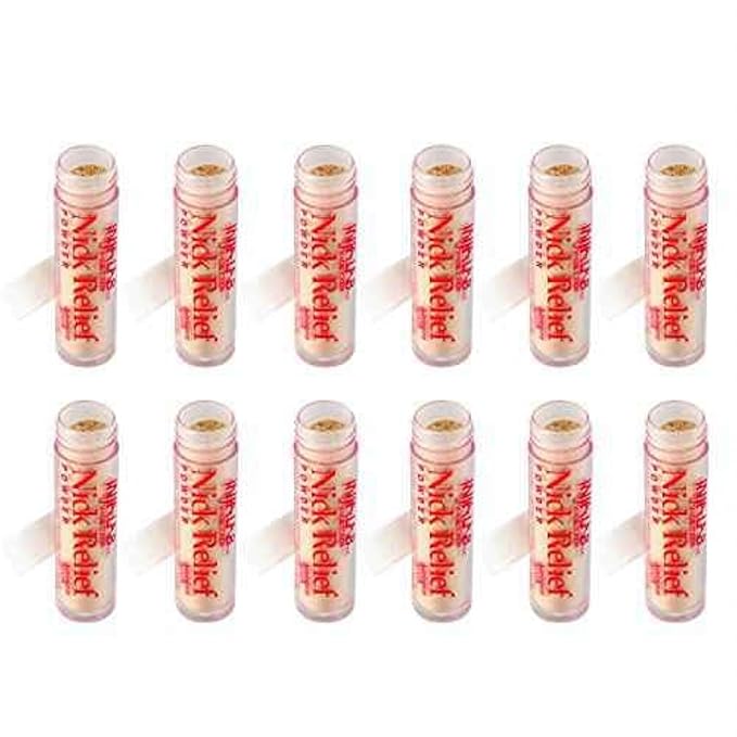 Infalab Nick Relief Styptic Powder, 12 Cou