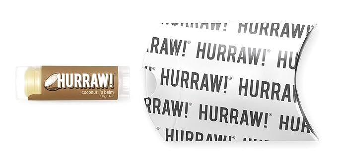 Hurraw! Coconut Lip Balm: Organic, Certified