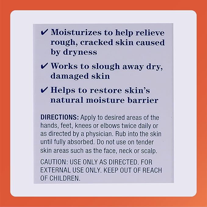 Rugby Urea 20% Intensive Hydrating Cream - Urea Cream for Feet, Hands, Knees, and Elbows - 20% Urea Intensive Strength Cream - 3 Oz