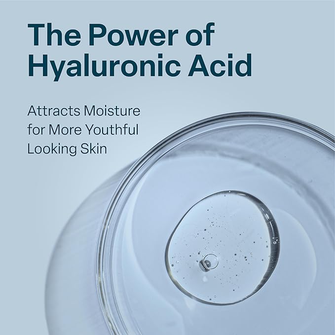 QRxLabs Peptide Complex Serum for Face - Collagen Booster with Hyaluronic Acid & Chamomile Extract - Reduces Wrinkles, Heals & Repairs Skin, Tightening Effect - Hyaluronic Acid Serum for Face