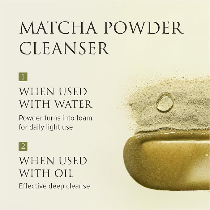 Whole Plant Daily Foam & Exfoliant (2.82 oz) – Matcha Facial Cleanser, Gentle Enzyme Foam, Suitable for Sensitive Skin, Korean Skincare, Rich Lather, Makeup Remover