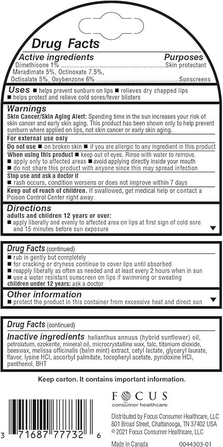 Herpecin L Lip Protectant SPF 30 oz