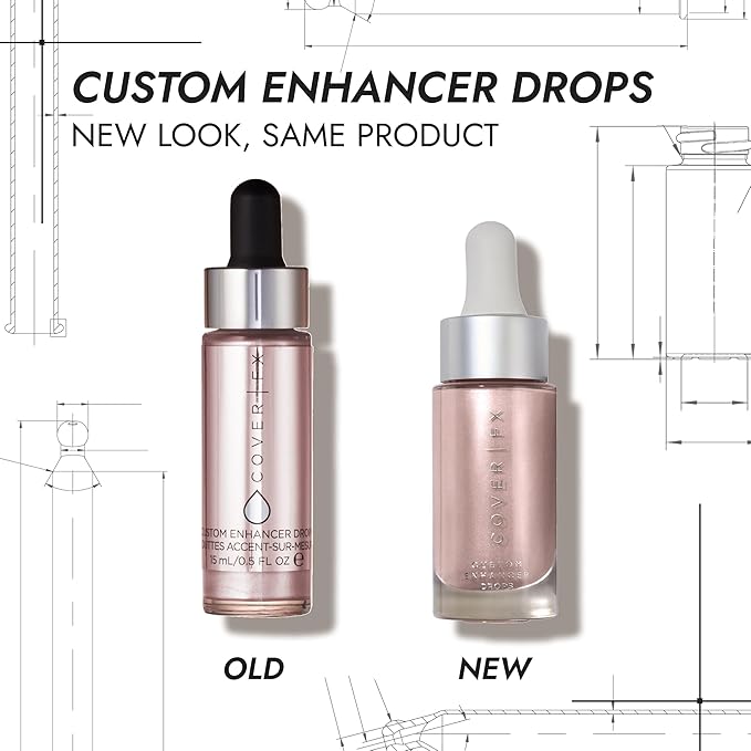 COVER FX Custom Enhancer Drops - Blossom: Soft Liquid Highlighter 15mL