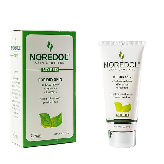 Skin Care Gel - Redness Relief Moisturizer for Dry Skin - Rosacea Treatment for Face - Soothes Prone Skin and Irritation - Fragrance Free 2 oz.