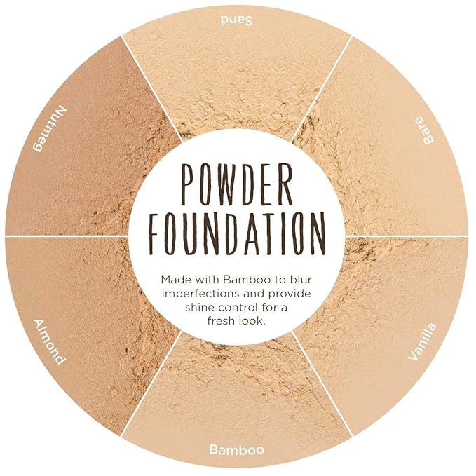 Burts Bees 100% Natural Mattifying Powder Foundation, Sand of 2)