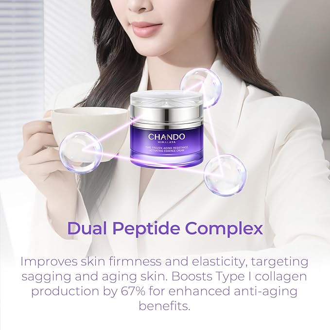 Repair Face Cream (55g/1.94oz) - Facial Essence Moisturizers with Peptides & Hyaluronic Acid & Ceramides for Renew Resurfacing, Visibly Hydrates & Plumps Skin