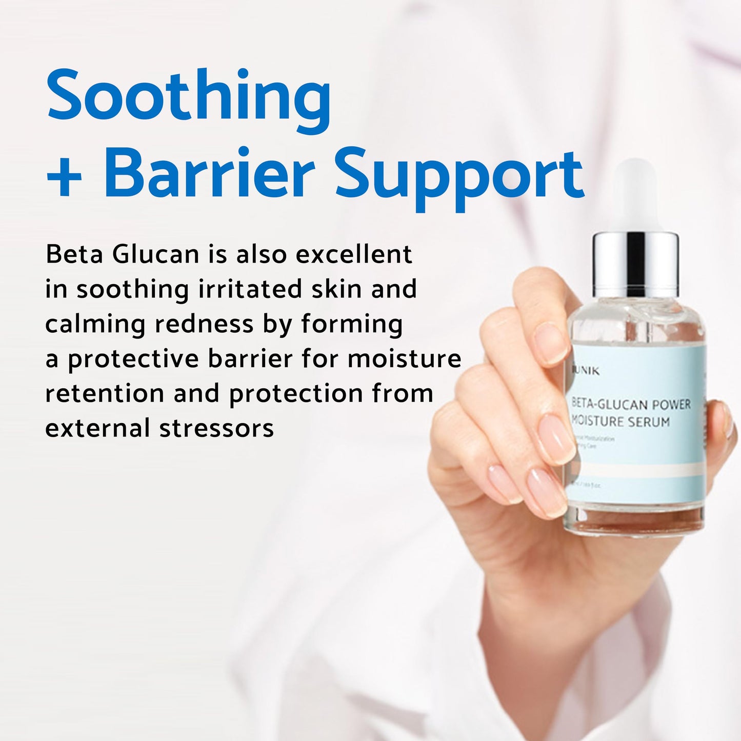 IUNIK Beta Glucan Daily Moisture Cream Beta-Glucan Power Deep Moisture Serum Intense Hydration Fortifying Skin Barrier Ultra Intense Hydrating Moisturizing Facial Moisturizer Korean