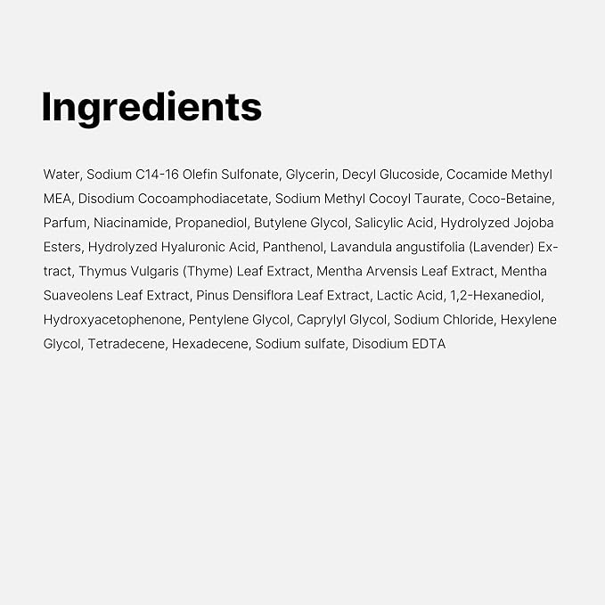 Medicube Red Acne Body Wash 14.10 Fl.oz I Low pH and Hydrating Cleanser with Salicylic Acid, Lactic Acid, Niacinamide and Hyaluronic Acid Suitable for Bacne Treatment | Korean Skin Care