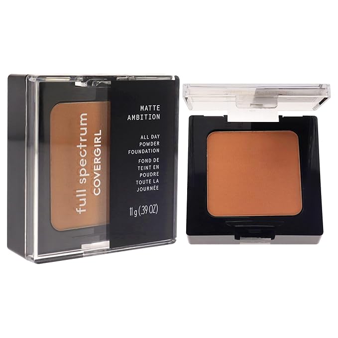 COVERGIRL Matte Ambition, All Day Powder Foundation, Deep 0.38 Ounce