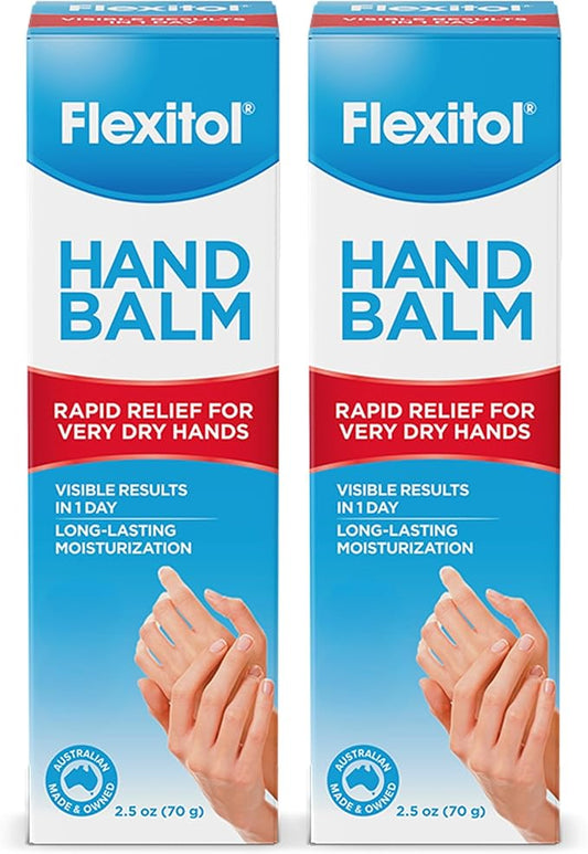 Flexitol Hand Balm, Rich Moisturizing Hand Cream for Fast Relief (Pack of 2)