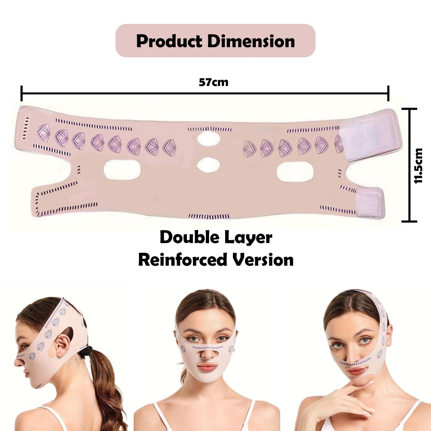 20 Pairs Lip Masks & Eye Masks,V- Face Lift Strap, 24K Gold Gel Crystal Collagen Eye Pads,Moisturizing Lip Mask Crystal Pads,Under Eye Patches for Dark Circles,Eye Bags, Wrinkles, Full face care