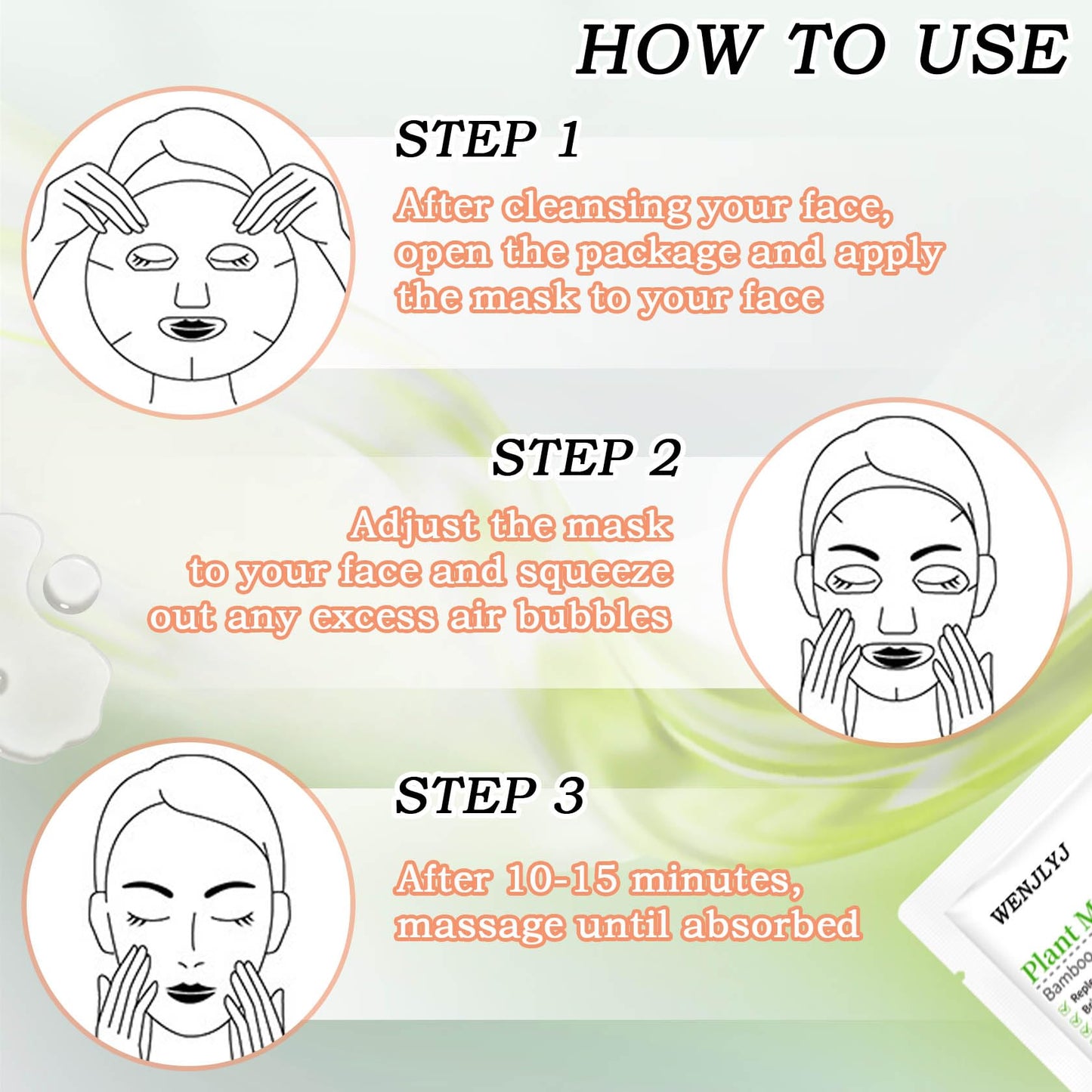 WENJLYJ 22PCS Face Mask Set,Moisturizing Facial Sheet Mask,Hydrating Face Mask Skin Care