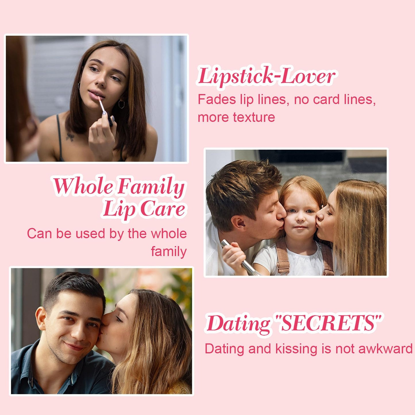 LAIKME Lip Sleeping Mask, Overnight Lip Mask for Dry Cracked Lips, Long Lasting Deep Moisturizing Nourish Dry Lips, Gentle Exfoliating, Restore Softness, Smooth Fine Lines, Non-Sticky Formula (Berry)