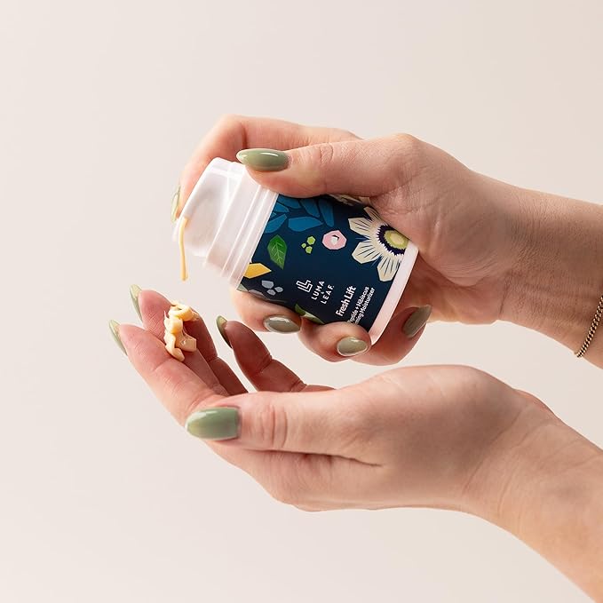 LUMA & LEAF Fresh Lift Facial Moisturizer, 1.7 FL Oz – Anti Aging Face Cream with Hyaluronic Acid & Tetrapeptide, Collagen Booster to Firm, Smooth Wrinkles & Hydrate Sensitive Skin