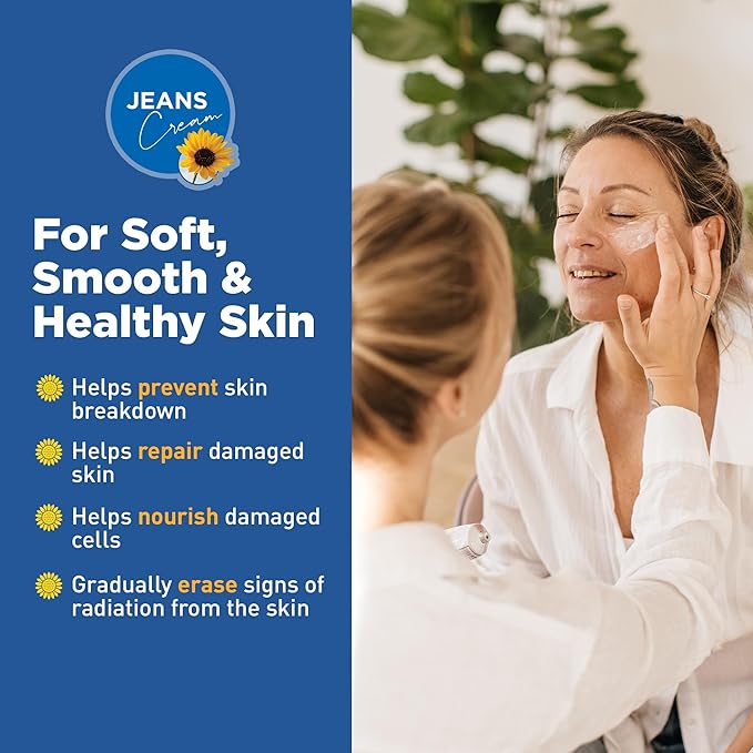 Maximum Skin Therapy Radiation Burn Cream, Moisturizing Vitamin E and Aloe Vera Cream for Compromised Skin, Minor Cuts, Sunburn and More, Non-Greasy Formula, 7 oz