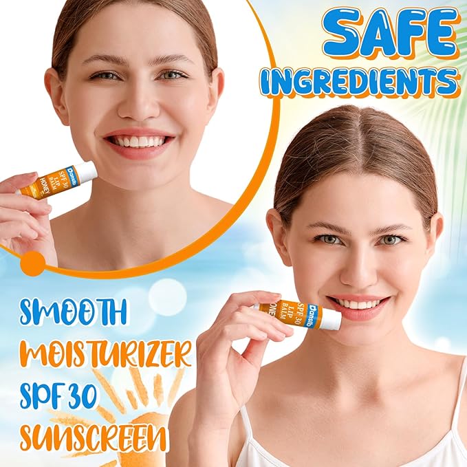 10 Pcs Sunscreen Lip Balms Bulk