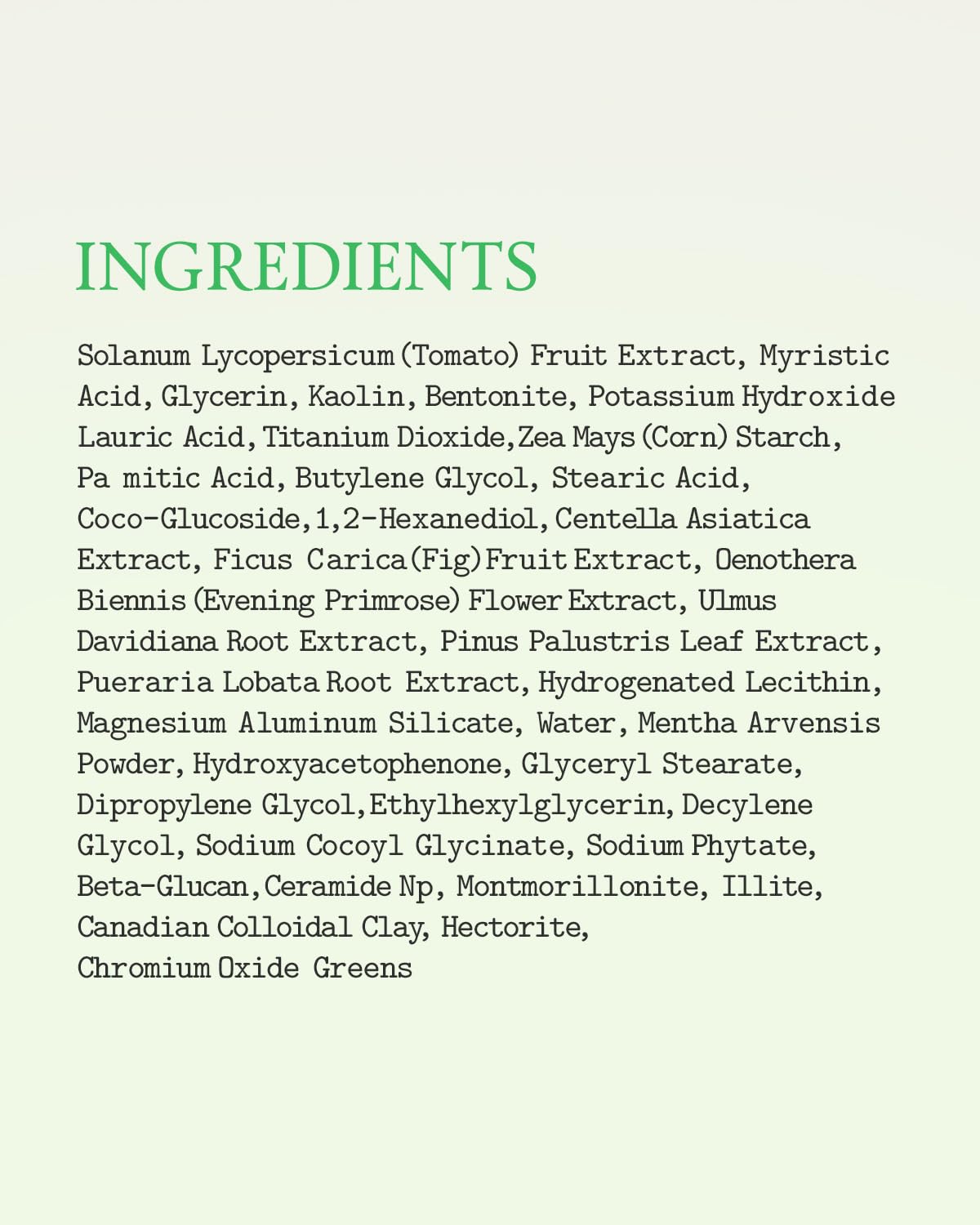 FULLY Green Tomato Pore Detox Clay Mask Cleanser, Pore Minimizing, Blackhead Care, Sebum Control, Exfoliation, Vegan, Face Wash, Sensitive Skin, Korean Skincare 4.05 fl.oz