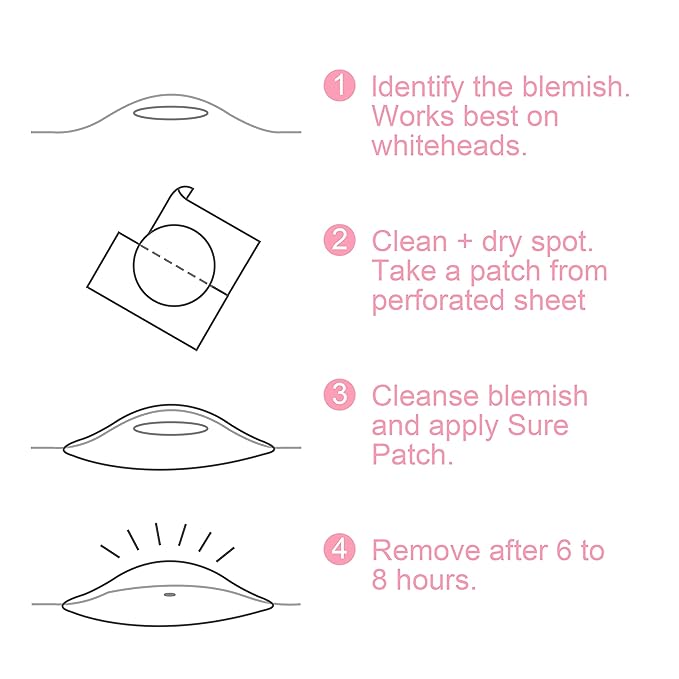 Albatross Health New England Invisible Pimple Patches for face, plain Hydrocolloid Acne Patches, HSA FSA eligible, Spot Dots Cover, Zit Blemish Patch, 2 Sizes 180 Counts