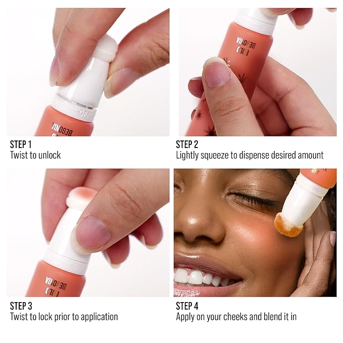 Kiss New York Professional Pearl Liquid Blush Beauty (Tempting Tulip)