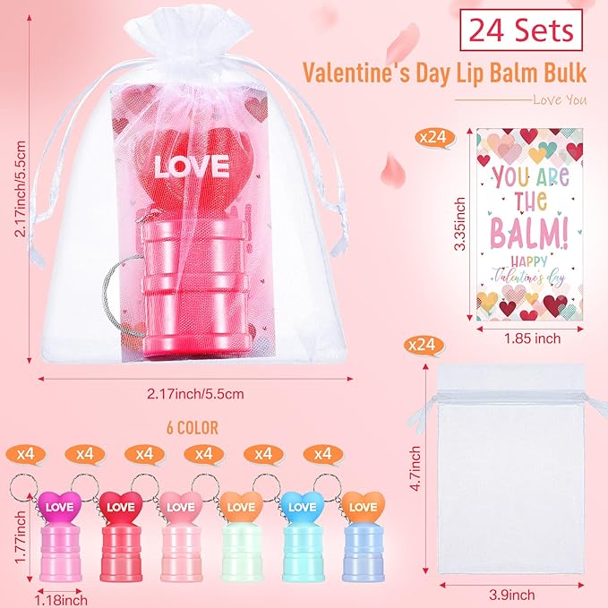 24 Sets Valentine's Day Card