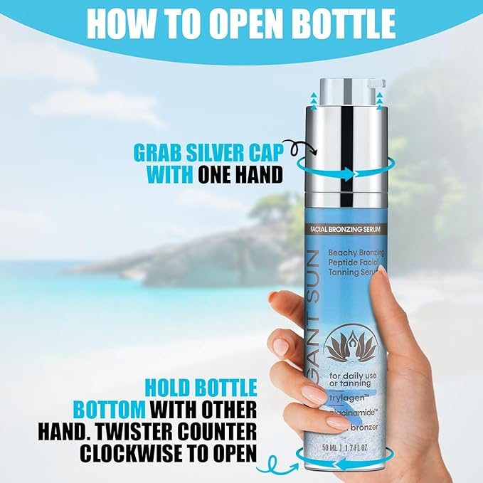 Facial Tanning Bed Lotion Face Moisturizer,