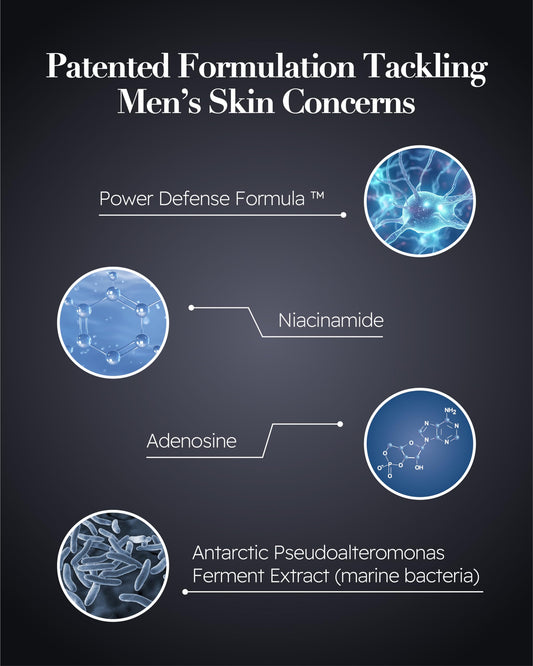 Isa Knox Age Focus Homme (All-in-one Essence, 4.1fl oz) - Refreshing and Moisturizing All-in-One Moisturizer, Protective Barrier Men's Skin Care with Niacinamide | Korean Skincare