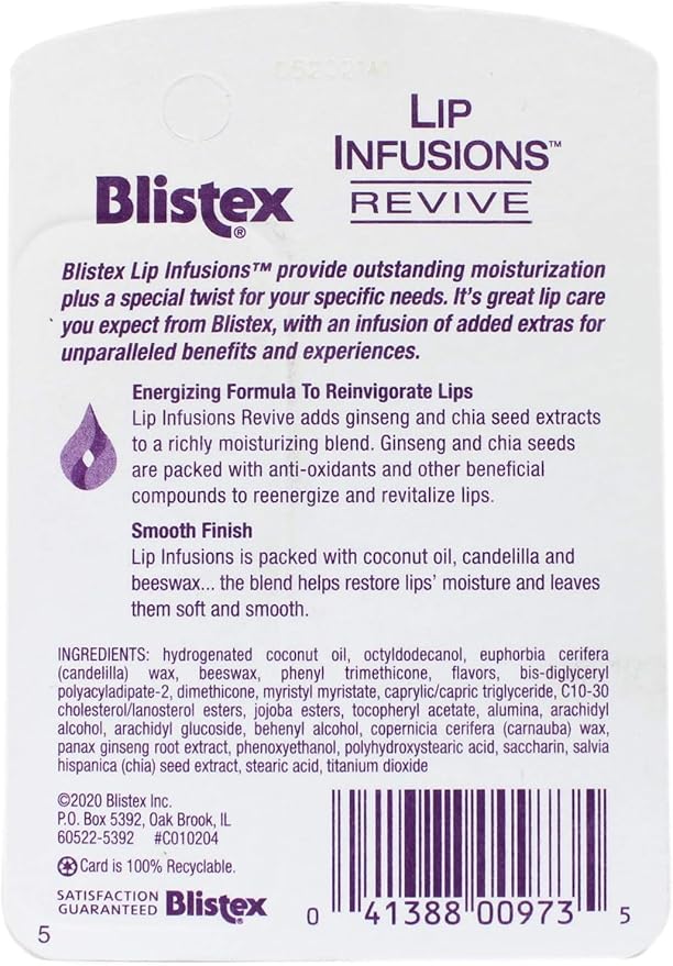 Blistex Lip Infusions Revive Lip Moisturizer