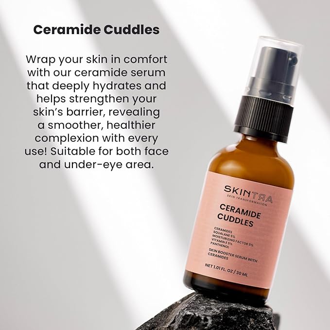 Ceramide Cuddles - Regenerating Ceramide Serum for Barrier Repair and Hydration – Calming and Redness-Reducing – All Skin Types – 30 ml/Net 1.01 Fl. Oz
