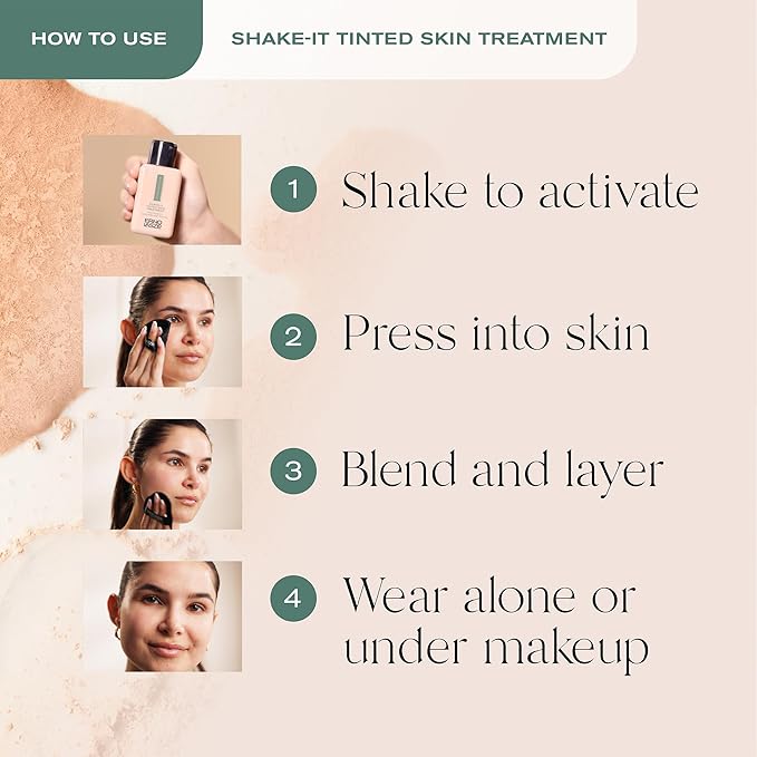 Erno Laszlo Shake-It Tinted Skincare Finisher, Neutral Face Tint for Lighter Complexions, Even Skin Tone & Refine Pores - Pore Minimizer for Face with Natural Matte Finish (3 Fl Oz) Tinted Moisturizer