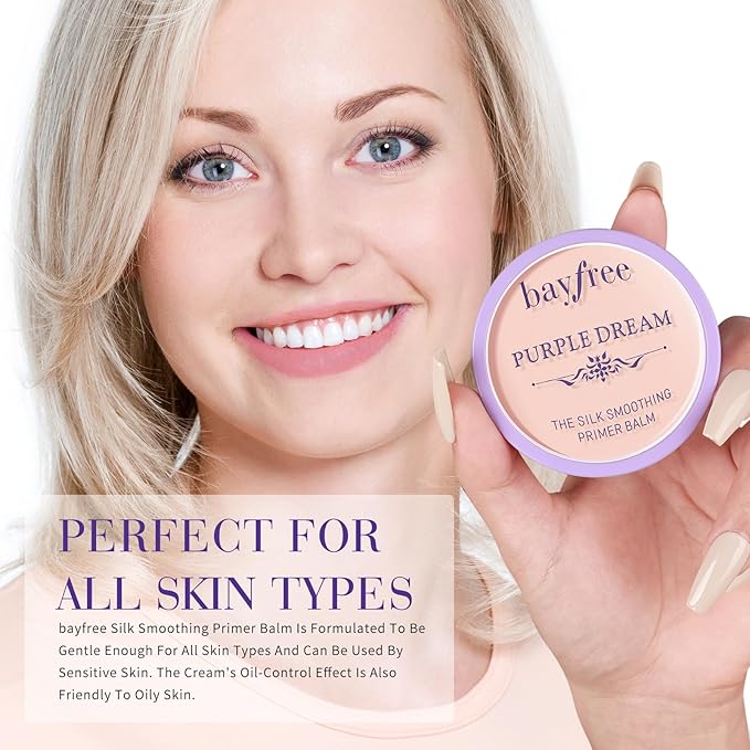 Silk Smoothing Primer Balm, Poreless Primer for Smooth Fine Lines, 0.35 oz