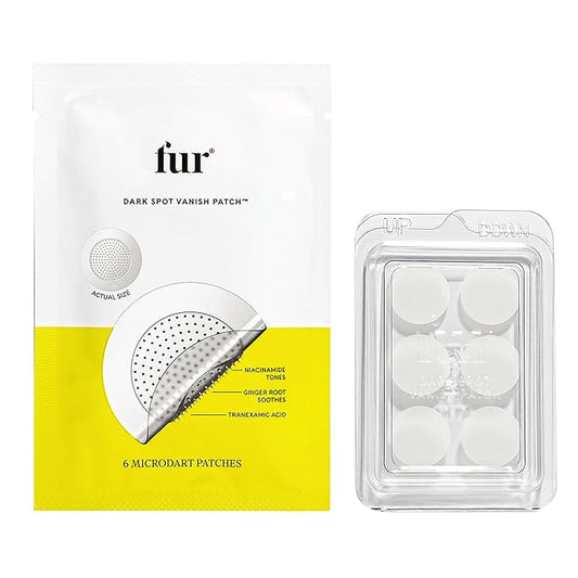 Fur Dark Spot Vanish Patch- Powerful Microdart Patches Designed to Target and Remove Dark Spots and Hyperpigmentation Caused by Body Acne and Ingrown Hairs, While Reducing Ingrown Scars