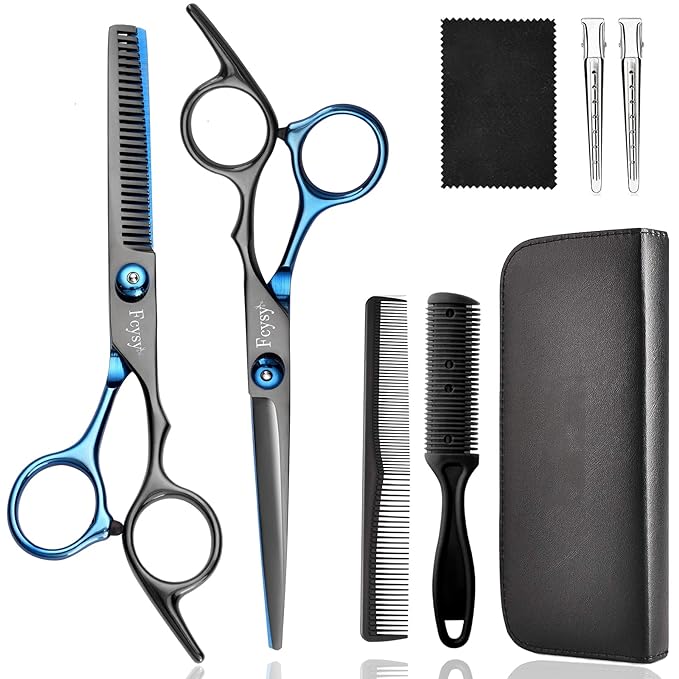 Hair Scissors Thinning Shears Set,