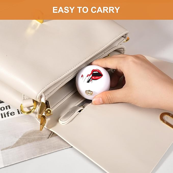 2 Pack Lip Balm Containers,Plastic Portable