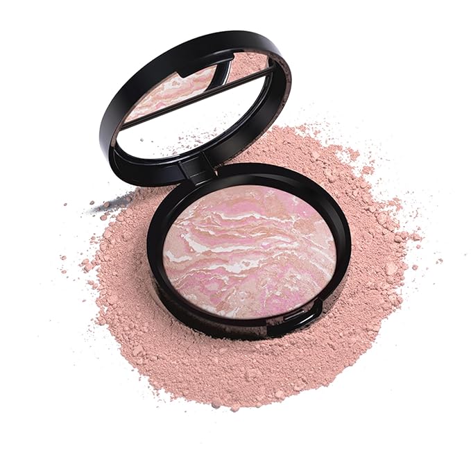 Baked Powder Foundation Makeup, Brighten Color Correcting Foundation