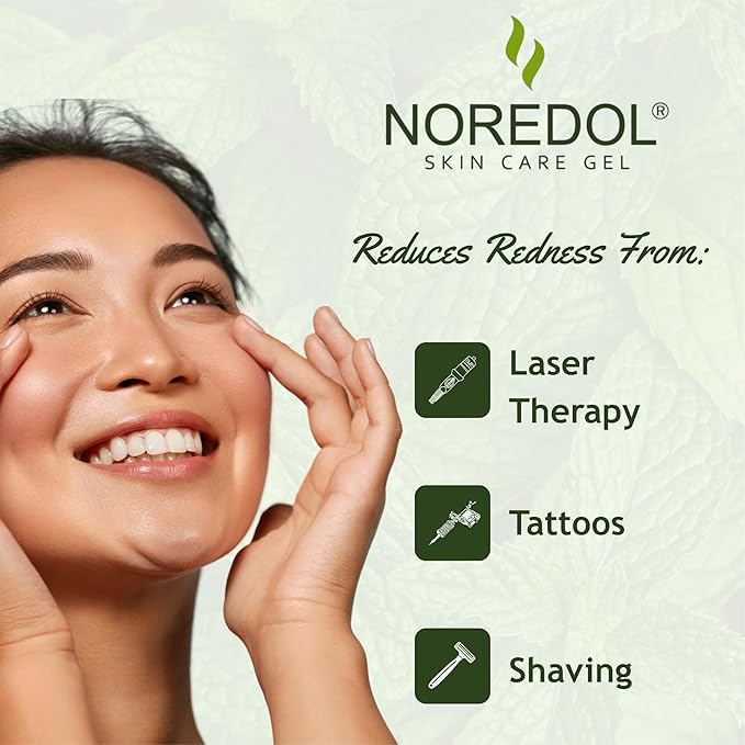 Skin Care Gel - Redness Relief Moisturizer for Dry Skin - Rosacea Treatment for Face - Soothes Prone Skin and Irritation - Fragrance Free 2 oz.