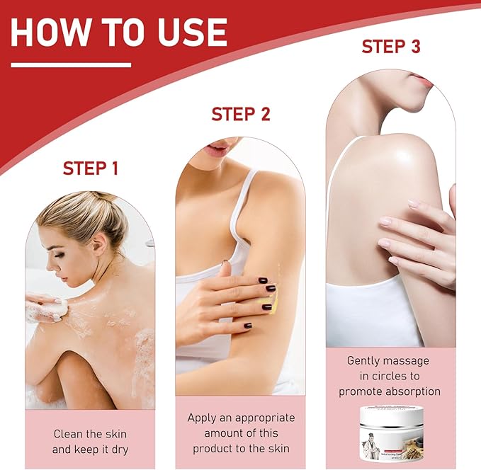 Herbal Body Care Cream, Natural Herbal Soothing Cream, Relieves Dry and Tight Skin, Soothing Skin, Relieves Itching, for Natural Relief of Problems for All Skins Types (2pcs)