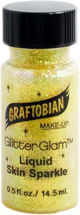 Graftobian Liquid Glitter - Golden Sunlight 0.5 oz
