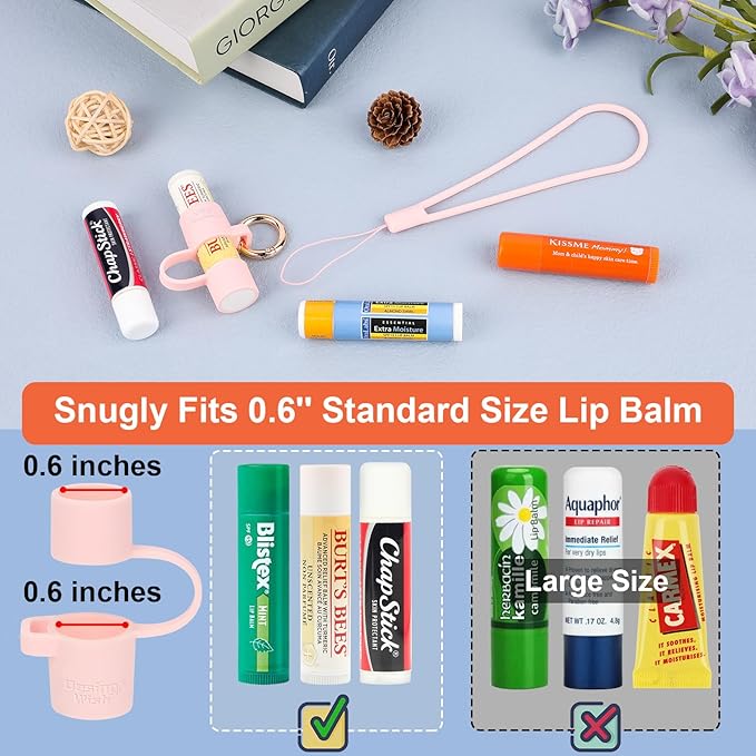 Desing Wish Silicone Lip Balm Holder Balms/Small