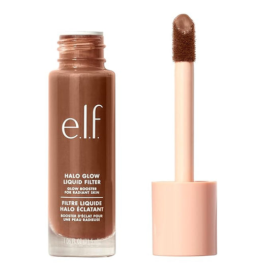 e.l.f. Halo Glow Liquid Filter, Complexion Booster For 8 Rich
