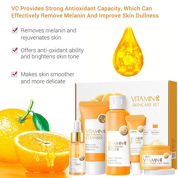Vitamin C 5-Piece Skincare Set Brightening