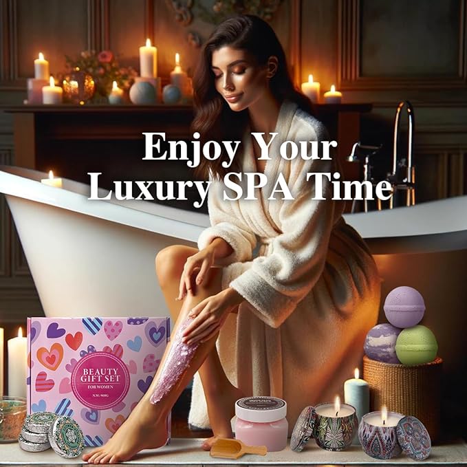 Birthday Gifts For Women-Assorted 4 Shower Exfoliating