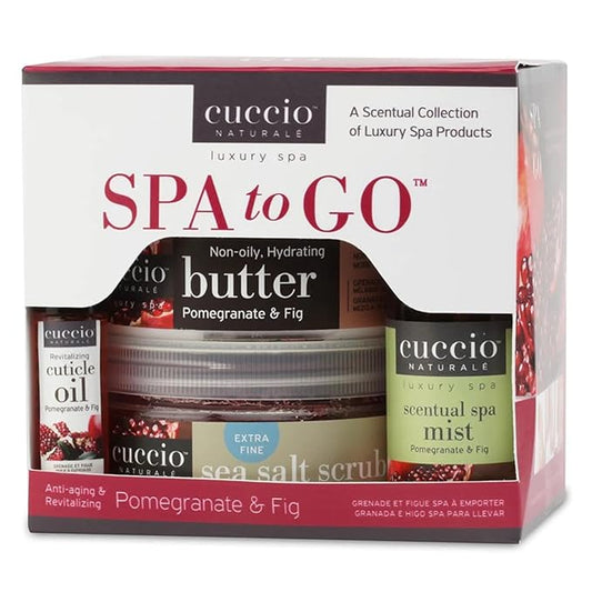 Cuccio 4 Piece Spa To Go Fig