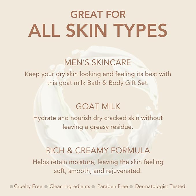 Dionis Goat Milk Skincare Men's Bath Hydrating