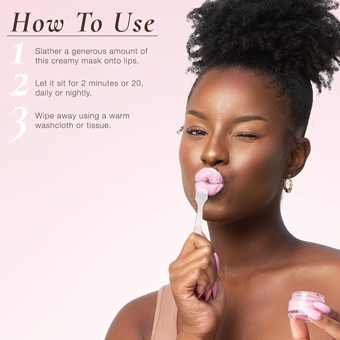 Sara Happ The Sweet Clay Lip Mask to Nourish, Restore, Renew and Regenerate Lips - Healing Bentonite Clay, Shea Butter, Soothing Natural Oils, 0.47 oz (2-Pack)