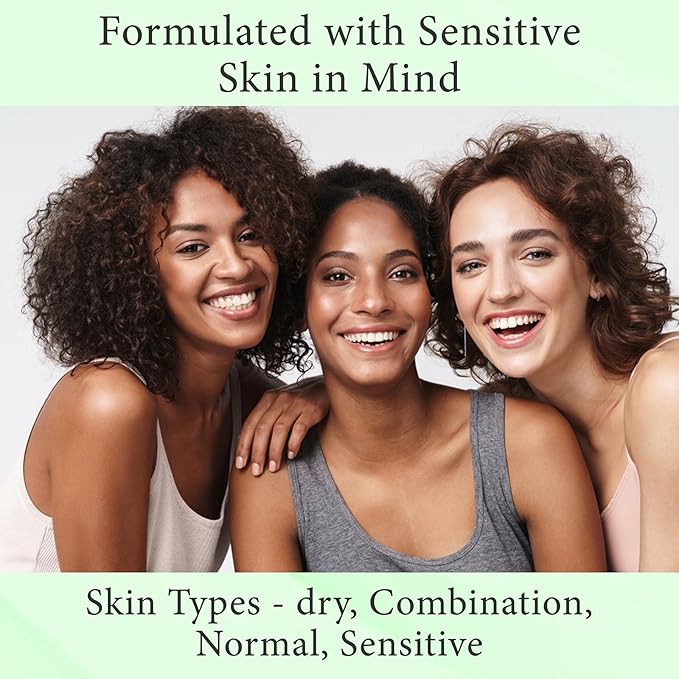 Florencia Botanical Marine Gentle Cleanser - Non-Foaming, Soap-Free, Hydrating Oil-Free Face Wash for Dry to Normal Skin - With Marine Algae & Organic Botanicals - Sensitive Skin, 6 oz