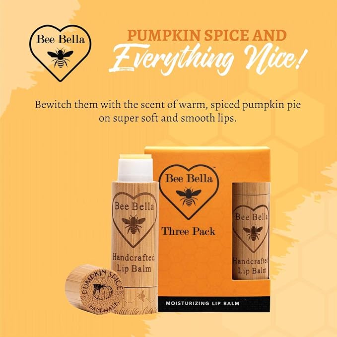 Bee Bella Lip Balm Pumpkin Spice Long-Lasting